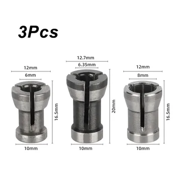 1/3pc Frees Spantang Gravure Trimmen Frees 6/6.35/8mm Voor Elektrische Router Hout Router Bits Houtbewerking