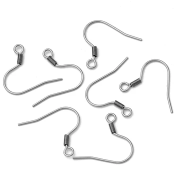 (Nooit Vervagen) 100pcs/veel 20x17mm Roestvrij Staal DIY Earring Bevindingen Sluitingen, Haken, Sieraden Maken van Accessoires Earwire -Y4-32