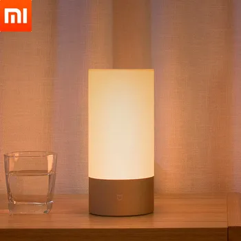 Originele Xiaomi Mijia Mi Bedside Lamp Smart Licht Binnen-Bed-Licht 16 Miljoen RGB-Kleuren Veranderen Bluetooth-WiFi-Touch Control