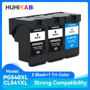 HUHIKAB PG-540XL CL-541XL Inkt Cartridge voor Canon PG-540 CL-541 XL Pixma MG2150 MG2250 MG3650 MG3250 TS5150 MX375 MX435 MX515