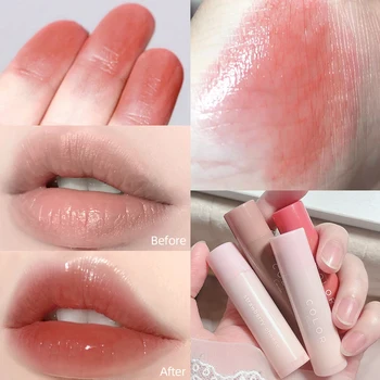 Lippenbalsem Kleuren veranderende Lippen Voller Olie Hydrateren Langdurig Met Natuurlijke Bijenwas Lip Gloss Lip Make-up Care Beauty