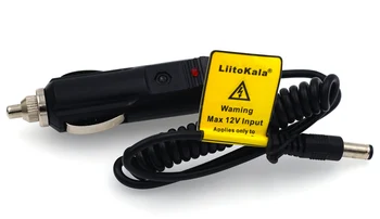 Originele Liitokala 12V 1A autolader voor Draagbare Lader van de Auto + Gratis Verzending