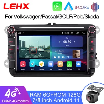 Auto Android 11 auto 2 din Radio Multimedia Playe Voor Volkswagen/Golf/Passat/b7/b6/Skoda/Seat/Octavia/Polo/Tiguan Carplay dvd GPS