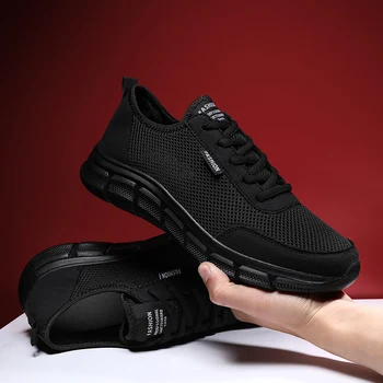 Mannen Schoenen Ademend Heren Oorzakelijke Schoenen Lichtgewicht Grote Omvang Sneakers Comfortabel Tenis Luxe Schoenen met antislip-Vulkaniseren Schoenen