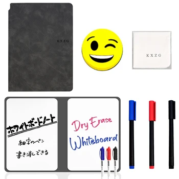 A5 Herbruikbare Smart Notebook Whiteboard Leer Memo Whiteboard Pen Wissen Doek Weekly Planner Draagbare Stijlvolle Office Notebook