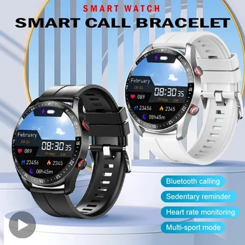 Polshorloge Aangesloten Smartwatch Elektronische Pols Slimme Horloge Voor Mannen, Vrouwen Digitale Klok Fitness-Sport Bluetooth Waterdichte Hand