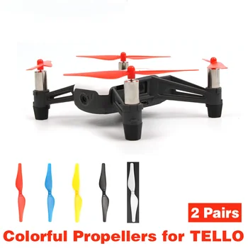4 stuks Quick Release Propellers voor DJI Tello EDU Mini Drone Kleurrijke Schroef LINKSOM/rechtsom Rekwisieten Drone Accessoires