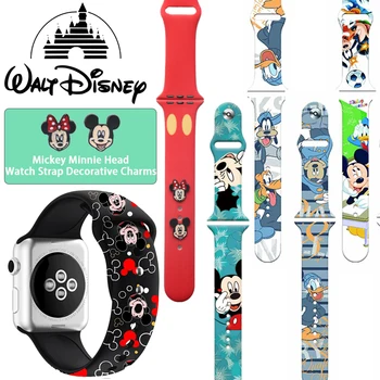 Disney Mickey Minnie Siliconen Strap voor Apple de Band van het Horloge 41 mm 45 mm 44 mm 42 mm 40 mm 38 mm Armband voor de iWatch SE 8 7 6 5 4 3 2 1