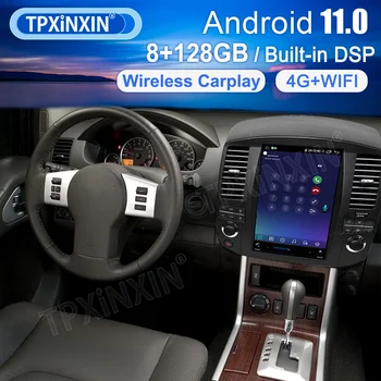 Android11 Auto Radio Voor Nissan Navara Pathfinder 2008-2012 Tesla Scherm Multimedia Speler, GPS-Navigatie Stereo Carplay 8G 128GB