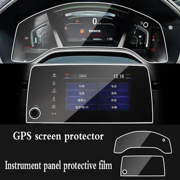 GPS-Navigatie-Scherm Staal Beschermende Folie Voor de Honda CR-V CRV 5e 2017 2020 Controle van het LCD-Scherm Sticker Auto Styling