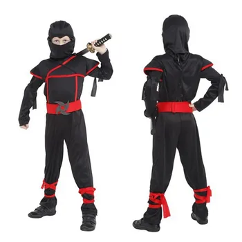 Ninja Kostuums Kids Boys Cosplay Verjaardag Nieuwe Jaar Mooie Partij fit 95-150cm lang kinderen