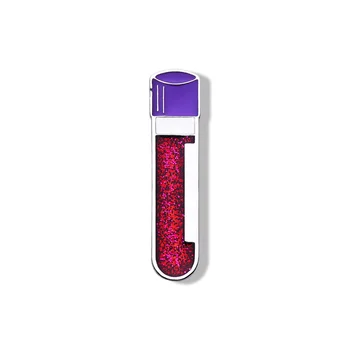 Harong Bloed Test Tube Broche Emaille Tas Hoed Revers Pin-Badge Medische Chemie Laboratorium Klassieke Symbool Sieraden Cadeau