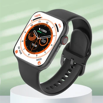 2023 NFC Smart Watch van Mannen, Vrouwen Smartwatch Deur toegangscontrole 1.9 in HD-Scherm Draadloos Opladen Dial Bellen Fitness Armband
