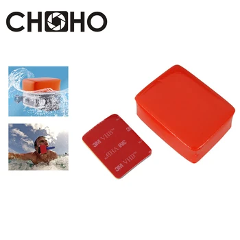 Float Transparante Box + 3M Lijm Spons Sticker voor de Go Pro Hero 8 9 10 SJ4000 Xiaoyi 4K SJCAM Accessoires
