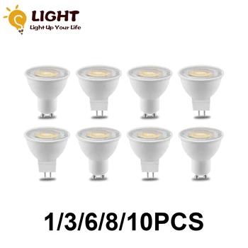 1-10PCS GU10 GU5.3 LED-Lamp Schijnwerper 38 Graden lampara 220V GU 10 bombillas led MR16 Lampada Spot light 3W 5W 6W 7W