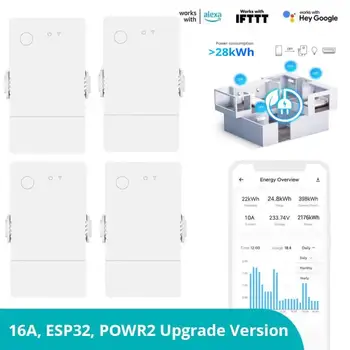 1-10ST SONOFF POW Oorsprong 16A Wifi Power Meter-Schakelaar Energie Monitoring Smart Switch Automatisering Module, Ewelink Alexa,Google Startpagina