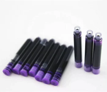 3.4 mm 20Pcs Gekleurde Inkt Cartridges Paars vulpen Inktpatronen Navullen van Inktpatronen Kalligrafie