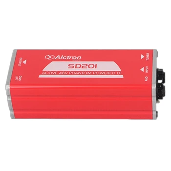Alctron SD201 Actieve DI-Box Impedantie Transformatie van de di-box Professionele Podium Effecten Directe Sluit Venster