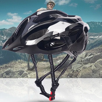 Mannen Vrouwen Fiets Helm Ultra-lichte Carbon Fiber Texture mountainbike Helm Volwassen Fiets Helm Rijden Apparatuur