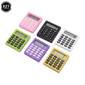 Cartoon Pocket Mini Calculator Handheld Pocket Type Knoopcelbatterijen Calculator Dragen Extra ' S Calculadoras School Office Calculator