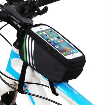 Waterdichte fietstas Frame Front bovenbuis van de Fiets Tas Reflecterende 6.5 Telefoon in Geval Touchscreen Tas MTB Fiets Accessoires