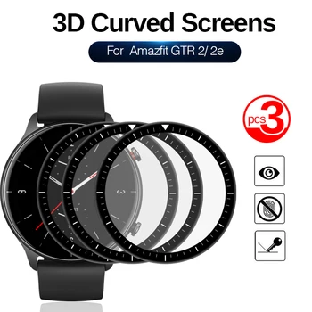 3D Full Screen Protector Op De Voor Xiaomi Mi Huami Amazfit Amazfit GTR 2 2E GTR2 E GTR2e Smart Watch Beschermende Film Niet Glas