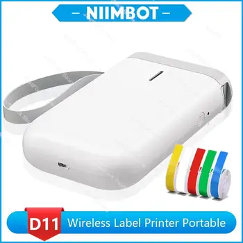 Hete Verkoop Niimbot D11 Draagbare Draadloze Label Printers Zak Thermische Label Printer De Bluetooth-Snel Afdrukken Mall Thuis Op Kantoor