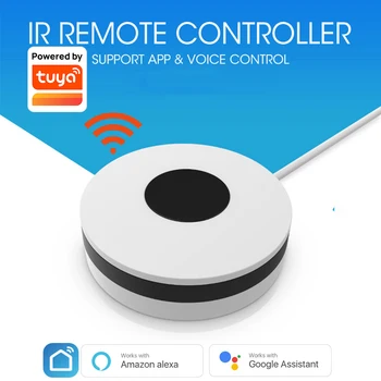 Tuya Smart WiFi-IR Afstandsbediening-Hub WiFi+433 Voor Alexa Google Air Conditioner TV-draadloze Infrarood Universele Afstandsbediening