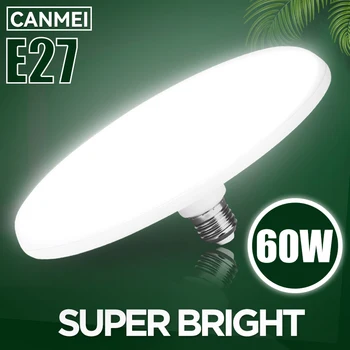 E27 LED Lamp 220v Led Lamp 15/20/30/40/50/60W Spotlight UFO-Lampen Voor Home Keuken Verlichting Woonkamer Hoog Vermogen Lamp