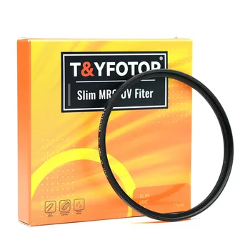T&Y FOTOP 37-86mm UV-Filter Lens MC Ultra Slanke Optiek met Multi-Coating Bescherming 37mm 49mm 52mm 58mm 62mm 67mm 77mm 82mm