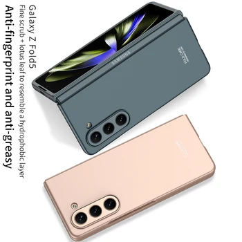 Luxe Ultra Dunne Matte Case voor Samsung Galaxy Z-Vouw 3 4 5 5G ZFold3 ZFold4 ZFold5 Bescherming Schokbestendig Slanke PC-Dekking
