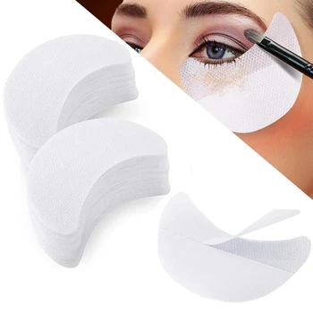 10/20/50/100st Oogschaduw Schilden Besteedbaar Make-up Pads Under Eye Patches pluisvrije Oogschaduw Stickers Protector Applicator