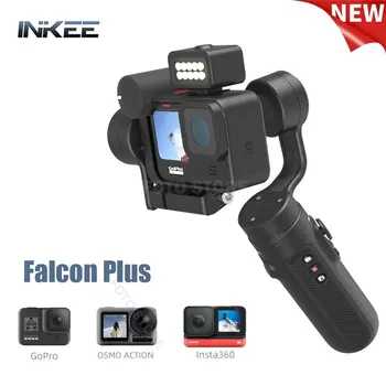NIEUW! INKEE FALCON PLUS Actie Camera Gimbal Stabilisator 3-As Handheld Gimbal voor de Gopro Hero 10 9 8 7 6 5 Osmo Actie Insta360