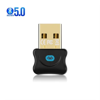 Rijden Vrije USB-Bluetooth-Adapter Bluetooth 5.0 Muziek Audio-Ontvanger Zender voor PC, Laptop, Muis, Toetsenbord, USB-Zender