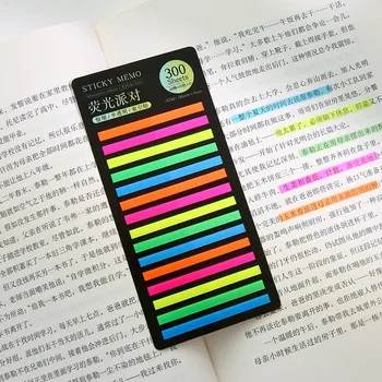 300 Stuks Neon Pagina Markers Gekleurd Index Tabs morandi Tl-Sticky Note Voor de Pagina-Markering