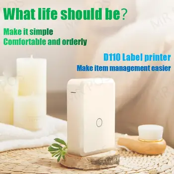 Niimbot D110 Mini Draagbare Thermische Label Printer Hangul Draadloze Bluetooth Sticker Pocket Printer Thuis Gebruik Maken Van Het Opslaan Van Het Organiseren Van