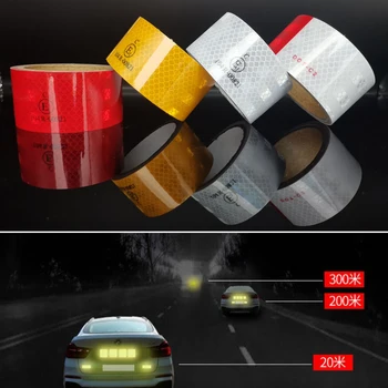 3M Reflecterende Tape Zelfklevend Auto Veiligheid Waarschuwing Reflecterende Folie Truck Tape