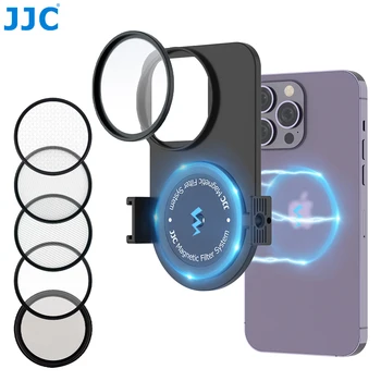 JJC Magnetische Lens Filter Adapter voor iPhone Pro 13/ 13 Pro Max/ 14 Pro/ 14 Pro Max MagSafe iPhone Video Filter Monteren van Accessoires
