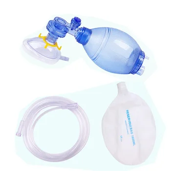 Eerste Hulp Handleiding PVC, Volwassene/Kind/Baby Reanimatie Ambu Tassen 2000 ml/1600ml Reservoir Tas Nood Self-help Rescue Tool