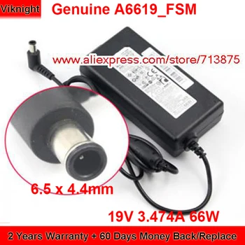 Echte A6619_FSM 19V 3.474 EEN 66W AC Adapter voor Samsung UN32M5300AF UN32M530DAFXZA UN32J525DA LED-TV 5205 UE32J4570 UN32J4570