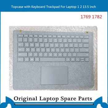 Originele Topkoffer Montage Voor Microsoft Surface-Laptop gebruiken 1 2 1769 1782 Toetsenbord met Achtergrondverlichting en een Trackpad Volledige Strook