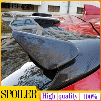 Unversival Spoiler ABS Exterieur achterspoiler Staart Romp Boot Vleugel Decoratie Auto Styling Voor Mazda 3 Axela Hatchback heeft een looptijd tot 2014-2017