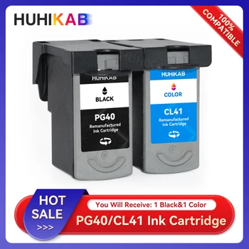 HUHIKAB PG 40 CL-41 Smart Cartridge Refill Kit Voor Canon PG-40XL CL41XL Pixma MP140 MP150 MP160 MP180 MP190 MP210 MP220 MP450