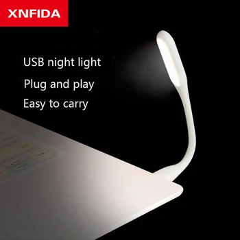 Draagbare USB 5V LED leeslamp Mini Book Light Opvouwbare Camping Nacht Verlichting tafellampen Voor Power Bank PC Laptop Notebook