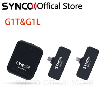 SYNCO G1 T L G1L G1T Draadloze Lavalier Microfoon Systeem Voor iPhone, Android-Smartphone van het Type C Bliksem mic Video-Opname Live