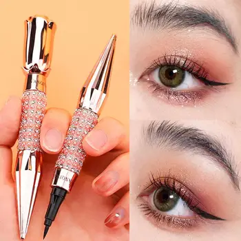 1g YANQINA Sparkling Eyeliner Eyeliner Cosmetische Sweatproof Slim Vullen Koningin Scepter Rose Liquid Eye Liner Pen voor inloopkast