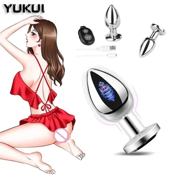 Anaal Plug Met Draadloze Afstandsbediening Vibrators Voor Vrouwen Masturbators Vrouwelijke Vagina Stimulator Dildo ' S Butt Plug Seks Speelgoed Voor Volwassenen