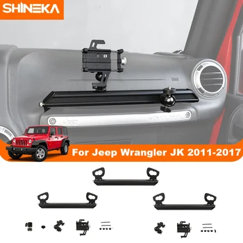 SHINEKA Auto Co-pilot Multi-functionele Uitbreiding Telefoon Houder-Camera houder voor Jeep Wrangler JK 2011-2017 Interieur Accessoires