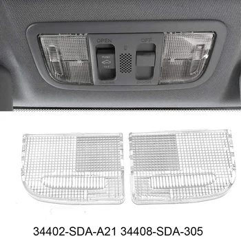 2pcs Dak Kaart Lichte Lens voorzien van binnenverlichting Cap Dak Kaart Lamp 34401/34402-SDA-A21 Voor Voor Honda Accord