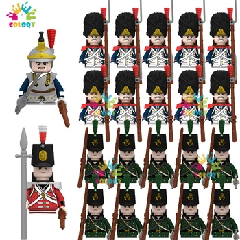 Kinderen Speelgoed Britse Frankrijk Fusilier Bouwstenen Soldaten Mini Actie Figuren Bakstenen Educatief Speelgoed Voor Kinderen Kerstcadeaus